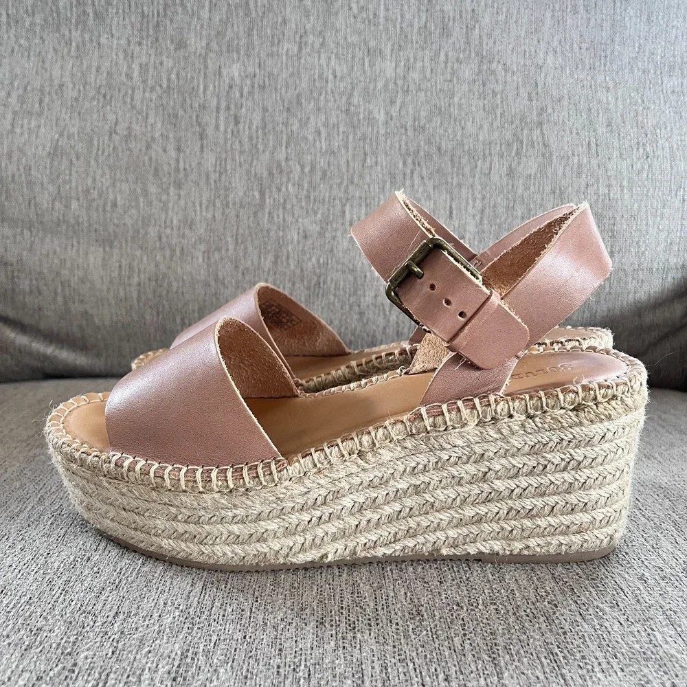 Soludos Anthro Minorca Women's Platform Wedge Sz 10